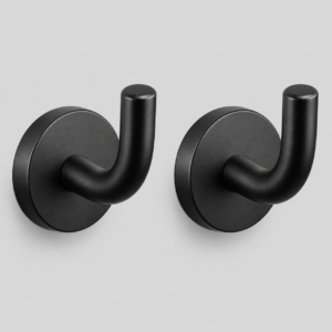 Black Wall Hooks - 2 Pack
